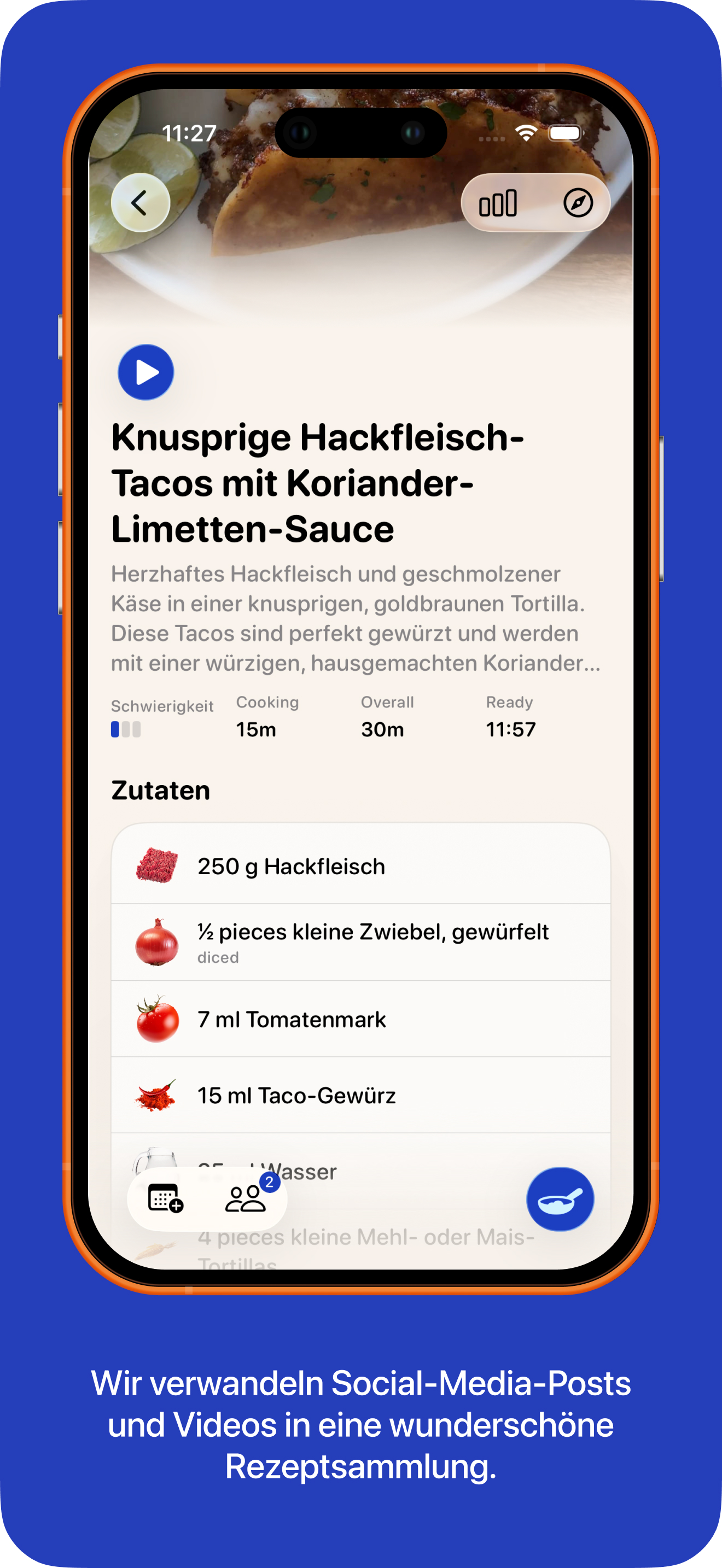 Dein persönliches Kochbuch